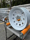 Steel wheel 15X6J 5X4.5inch BCD:4.25inch Offset0 10 Mod	Load:2860 18.96 lbs TR600Hp