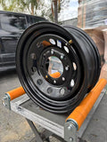 Steel wheel 16x6 Deavy Duty 8x6.5 inch BCD:4.9inch Offset0 10 Mod	Load:4400lbs 25.73  110psi lbs TR416S