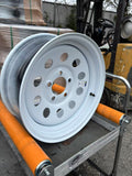 Steel wheel 15X6J 5X4.5inch BCD:3.19inch Offset0 10 Mod	Load:2860 18.96 lbs TR600Hp