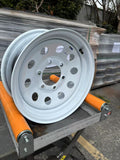 Steel wheel 15X6J 5X4.5inch BCD:4.25inch Offset0 10 Mod	Load:2860 18.96 lbs TR600Hp