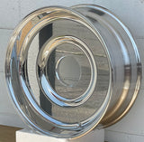 ALUMINUM BLANK SINGLE WHEEL 19.5x7.5 polished outside for all position, no warranty & no liability