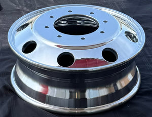 19.5" x 6.00" Aluminum Wheel Dual 8 holes x 225mm 1999-2004 Ford F-450/550