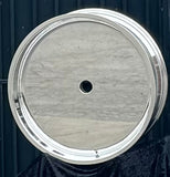 ALUMINUM BLANK WHEEL 24x7 polished outside for all position, no warranty & no liability