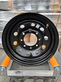 Steel wheel 16x6 Deavy Duty 8x6.5 inch BCD:4.9inch Offset0 10 Mod	Load:4400lbs 25.73  110psi lbs TR416S