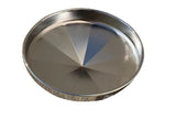 Chrome Metal Rear Position Hub Cap  with Diamond design for 8 inches Hub  10-hole x285.75mm bolt Circle